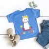 The Juniper Shop Mini Smiley Unicorn Distressed Toddler Short Sleeve Tee - 2 of 4