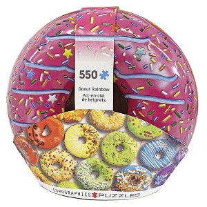 Eurographics: Puzzle Tin: Donut Rainbow - 550 Piece Jigsaw - 1 of 4