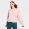 Women's Quilted Crew Sweatshirt - All in Motion™ - image 3 of 4