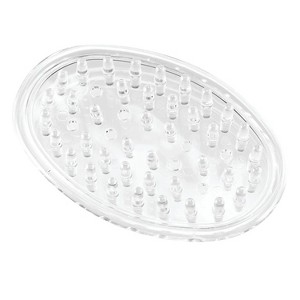 LunaLulinlk (6 pack) Soap Dishes & Holder Soap Dish, Clear - 1 of 4