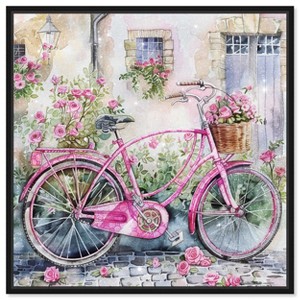 Art Remedy Glam Bike Chic Farmhouse Wall Art Framed - 1 of 4