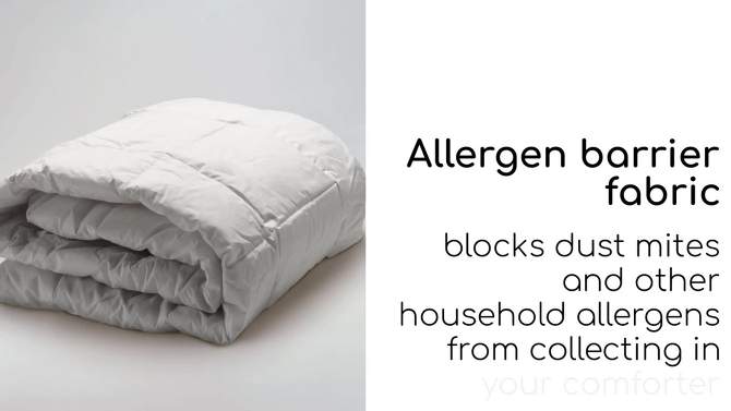 Hot Water Washable Comforter - AllerEase, 2 of 6, play video