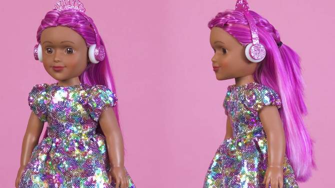 I&#39;M A WOW Never Enough Glitter Box for 14&#34; Fashion Doll, 2 of 3, play video