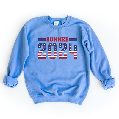 Simply Sage Market Women's Graphic Sweatshirt Stars and Stripes Summer 2024