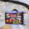Kat + Annie 3.0 Inch Luggage Travel Countries Tree Ornaments - 2 of 4