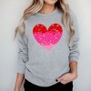 Simply Sage Market Women's Graphic Sweatshirt Heart Ombre - 2 of 3