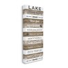 Stupell Industries Lake House Rules List Rustic Pattern Boat Oars Canvas Art - 2 of 4