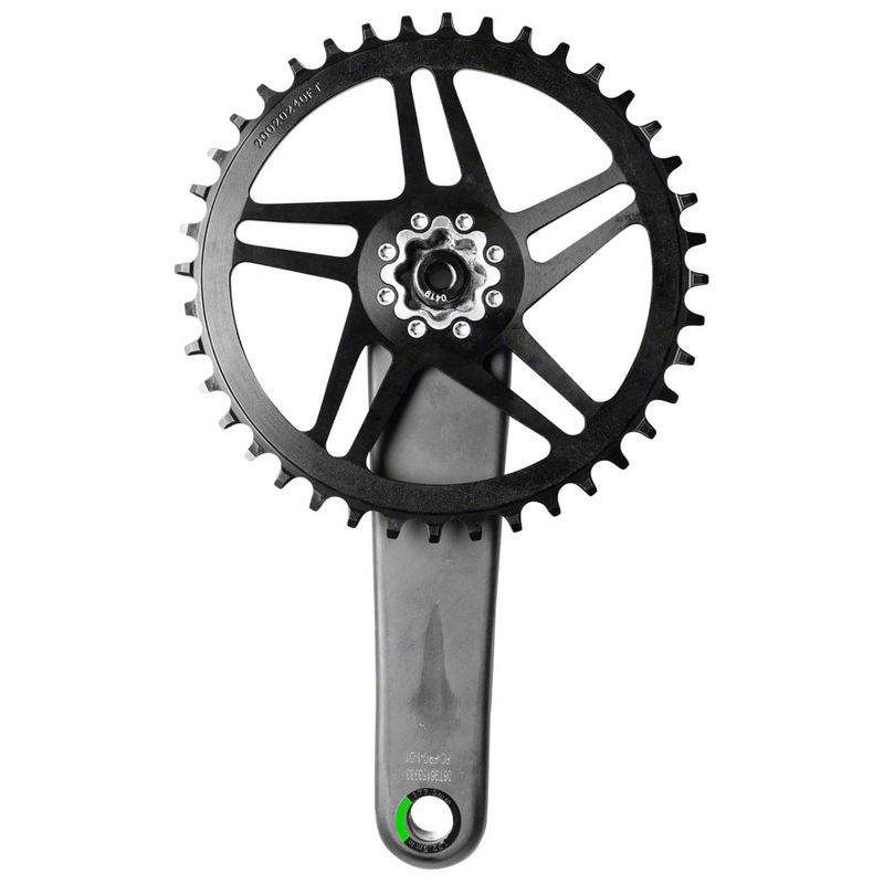 Wolf Tooth Direct Mount Chainring - 42t, SRAM Direct Mount, Drop-Stop B, For SRAM 8-Bolt Cranksets, 6mm Offset, Black, 3 of 4