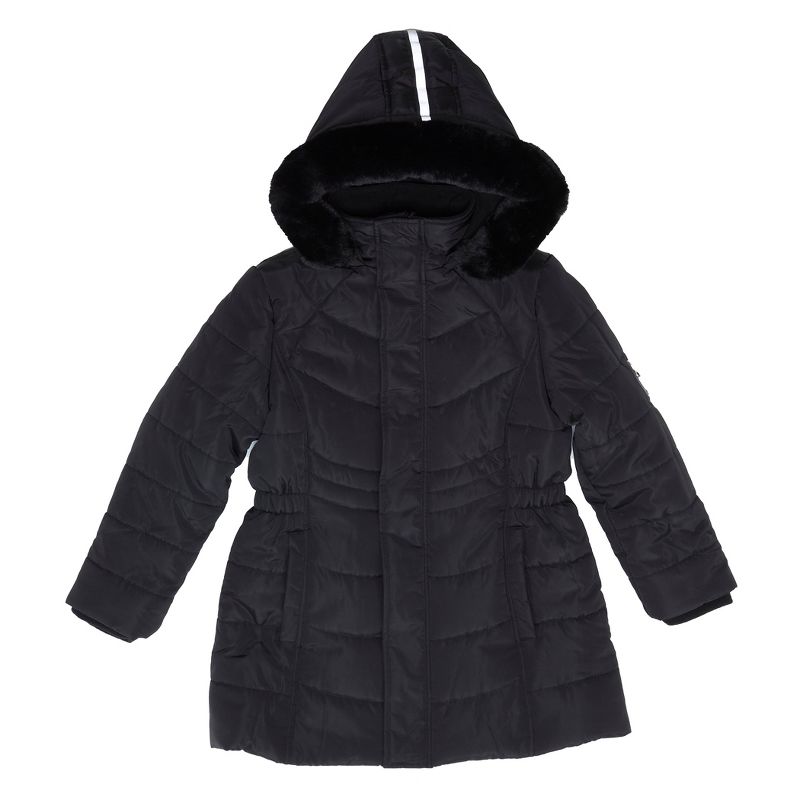 Andy & Evan  Toddler Girls Hooded Parka, 1 of 3