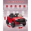 coucheta Kids Ride On Cars, Licensed RAM 12V Electric Ride On Truck Car, Electric Pickup Car for Toddlers, Spring Suspension, LED Lights, Music - 2 of 4