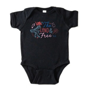 The Juniper Shop The Land Of The Free Coquette Baby Short Sleeve Bodysuit - 1 of 4