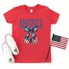 The Juniper Shop America Flag Cherries Coquette Youth Short Sleeve Tee - 2 of 4