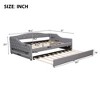 TiramisuBest Upholstered Twin XL Size Daybed with LED Belt and 2 Drawers - 4 of 4