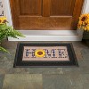 Evergreen Sunflower Home Sassafras Indoor Outdoor Switch Doormat 1'10"x10" Multicolored - 2 of 4