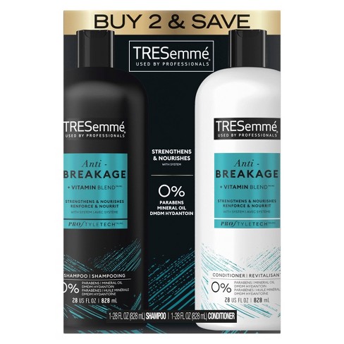 Tresemme Anti-breakage Shampoo & Conditioner For Brittle Or Weak Hair ...