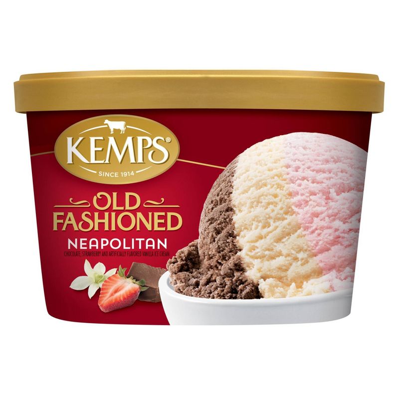 Kemps Neapolitan Ice Cream - 48 fl oz, 1 of 7