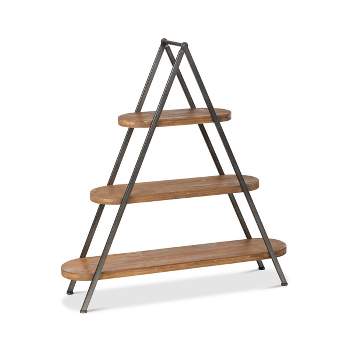Park Hill Collection 3-Tiered Wooden Display Shelf