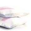 Deny Designs Standard April Lane Art Block Pink Monogram H Microfiber Printed Pillow Sham - 3 of 3