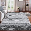 Area Rugs Moroccan Rugs Geometric Rug Non-Slip Rugs Abstract Distressed Accent Carpet - 2 of 4