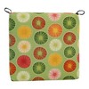 Blazing Needles, 20-inch by 19-inch Patterned Outdoor Chair Cushions (Set of 4) - 2 of 2