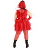 HalloweenCostumes.com Plus Size Ghostly Red Wedding Dress Costume | Plus Size Movie Halloween Costumes - 4 of 4