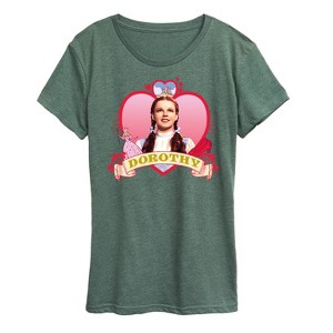 Women's - Wizard of Oz - Dorothy Heart Short Sleeve Graphic T-Shirt - 1 of 4