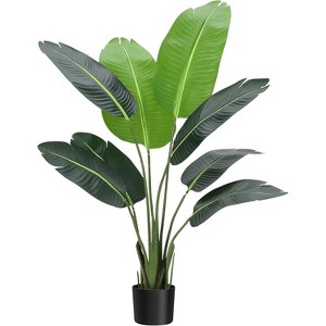 Acekool 48" Artificial Bird of Paradise - Realistic Tropical Faux Plant - 1 of 4