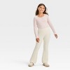 Girls' Cozy Flare Pants - Art Class™ Gravel Gray Xs : Target