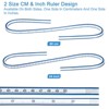 Unique Bargains Flexible Curve Plastic Bendable Markings Ruler for Drawing Sewing - 3 of 4