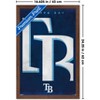 Trends International MLB Tampa Bay Rays - Logo 25 Framed Wall Poster Prints - 3 of 4