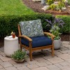 ARDEN Outdoor Plush Modern Tufted Blowfill Deep Seat Set, 24 x 24, Rain-Proof, Fade Resistant, Deep Seat Bottom and Back Cushion 24 x 24 - 2 of 4
