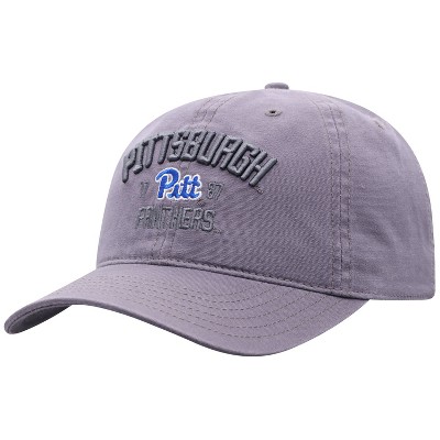 NCAA Pitt Panthers Men's Skill Gray Garment Washed Canvas Hat