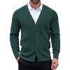 COOFANDY Men's Cardigan Sweaters with Button Lightweight Casual V Neck Long Sleeve Pockets Knitted Sweater - 3 of 4