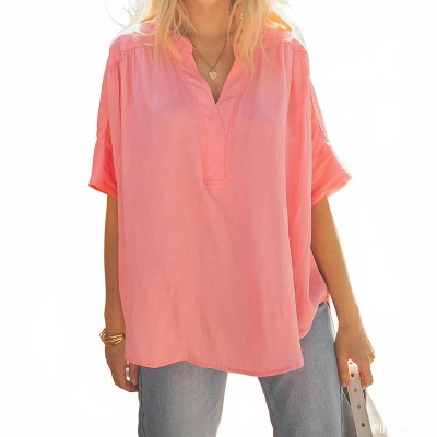 Women's Soft Woven Top - KORI