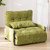MAXYOYO Adjustable Floor Sofa Couch with Pillow, 5-Position Foldable Lazy Sofa Sleeper Bed with Armrest - 2 of 4