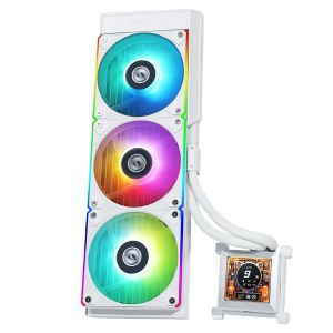 Lian Li Hydroshift LCD AIO 360R (HSLCD36RW) - Sleek White Design with Performance-Optimized Pump and 2.88 IPS LCD Screen - 1 of 1