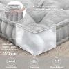KWPZQEB Meditation Floor Pillow, Square Large Pillows Seating for Adults, Chenille Cushion for Tatami Living Room, Bedroom (20x20 Inch) - 3 of 4