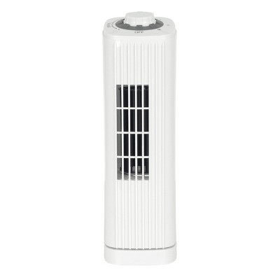 Optimus F-7348wh 14 Inch Portable Ultra-slim Desktop Tower Fan In White ...