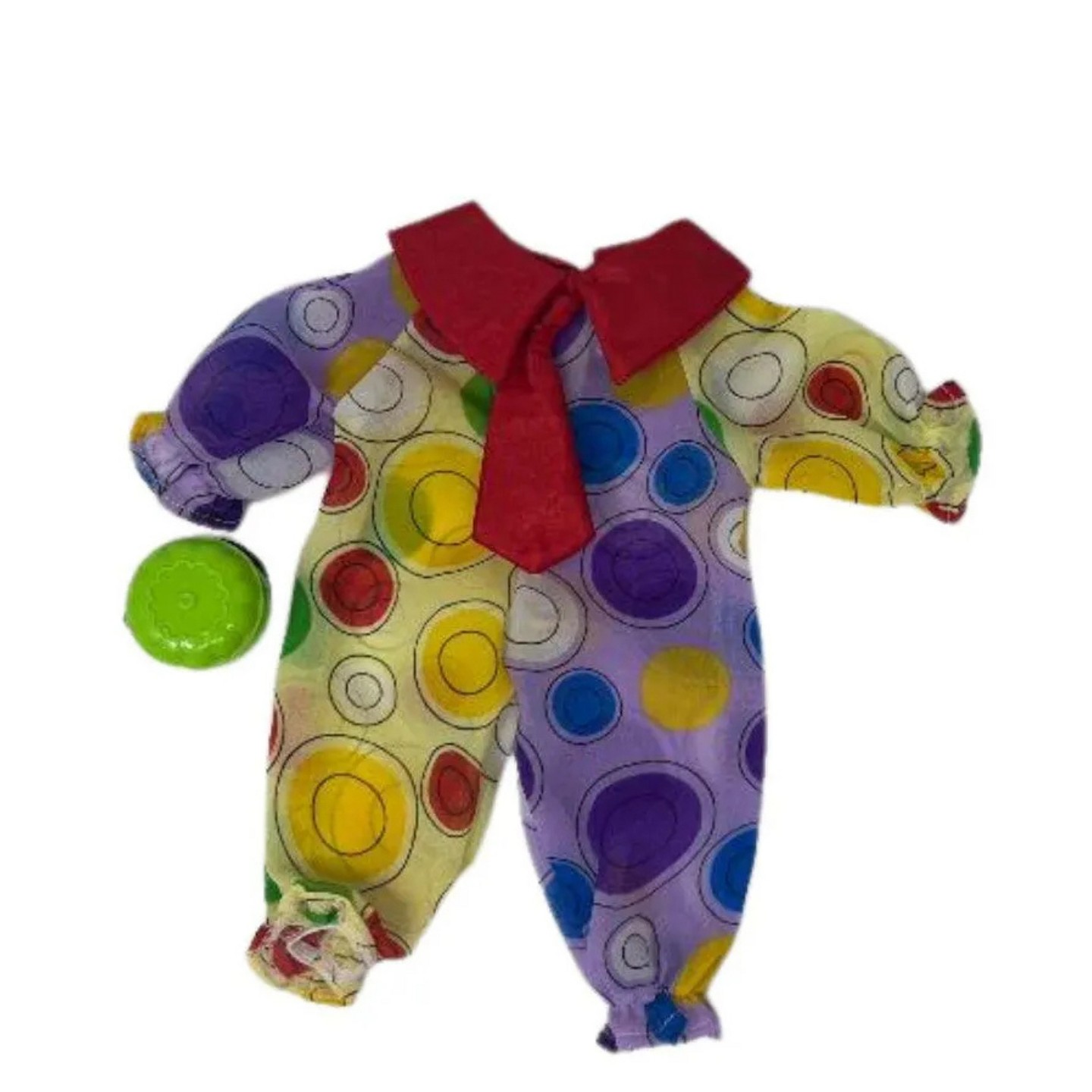 Детская кукла Doll Clothes Superstore 14 Inch Baby Doll Clown Costume with Treat Bucket — фото 1