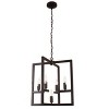 Chloe Lighting Ironclad Farmhouse 5 Light Oil Rubbed Bronze Ceiling Pendant 18" Wide - 2 of 2