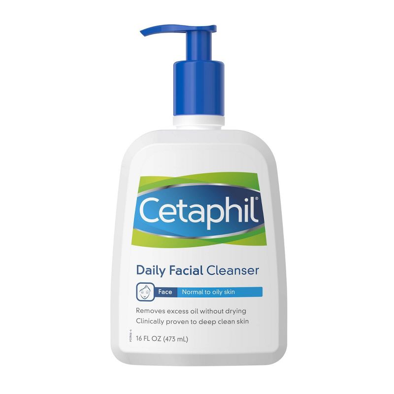 Cetaphil Normal to Oily Skin Daily Face Wash - 16oz, 1 of 7