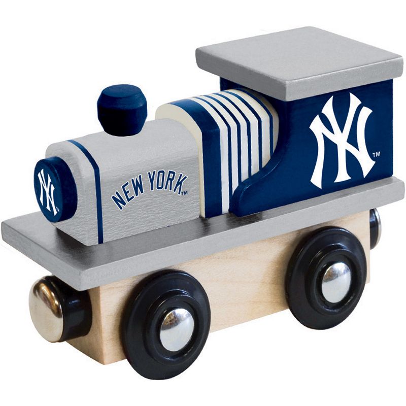MasterPieces Officially Licensed MLB New York Yankees Wooden Toy Train Engine For Kids, 2 of 6