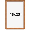 PosterPalooza | Classic Brown Picture Frame - UV Acrylic, Foam Board Backing, Hanging Hardware - 2 of 4