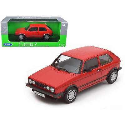 Volkswagen Golf 1 GTI Red 1/18 Diecast Model Car by Welly