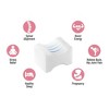PURIFY Comfort Knee Pillow for Side Sleepers - Knee Wedge Pillow - 2 of 4