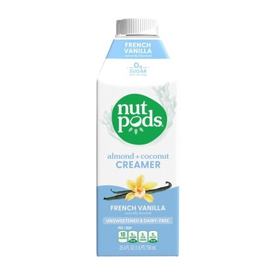 nutpods Unsweetened French Vanilla Creamer - 25.4 fl oz