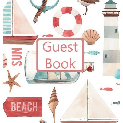 Guest Book, Guests Comments, Visitors Book, Vacation Home Guest Book, Beach House Guest Book, Comments Book, Visitor Book, Nautical Guest Book,