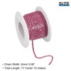 Unique Bargains Bags Clothing Decoration Crystal Rhinestone Sew on Close Claw Chain Trim - 2 of 4