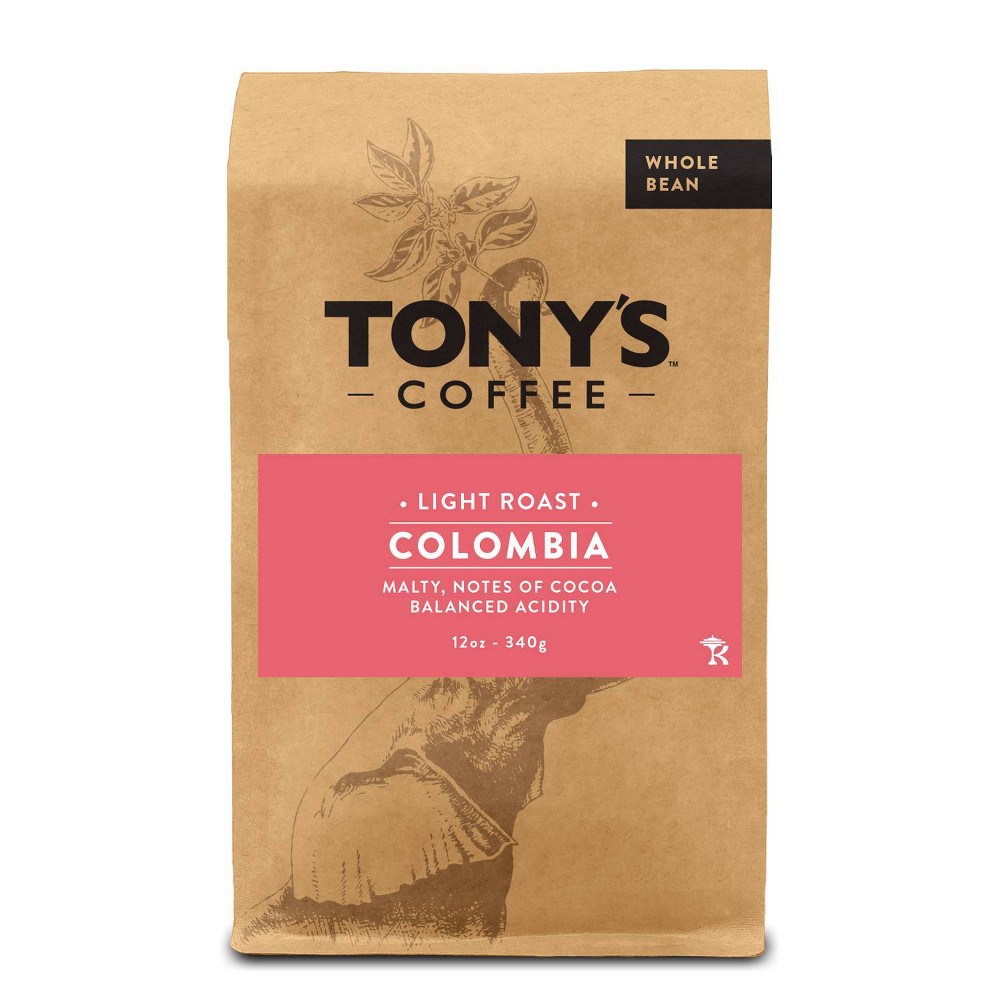 Photos - Coffee Tony's  Colombia Supremo Medium Roast Whole Bean  - 12oz