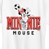 Women's - Disney - Minnie Mouse Soccer Short Sleeve Graphic T-Shirt - 2 of 4